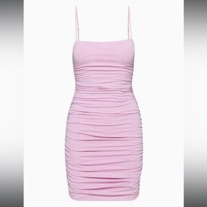 💫 Babaton Contour Ruched Cami Mini Dress Orchid S